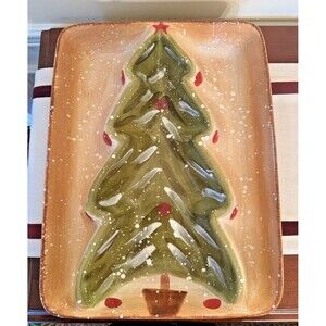 Tabletops Unlimited Winter Wonderland Christmas Tree 3-D Chip & Dip Server